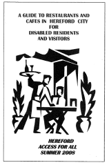 Guide to accessibility to Restaurants in Hereford 